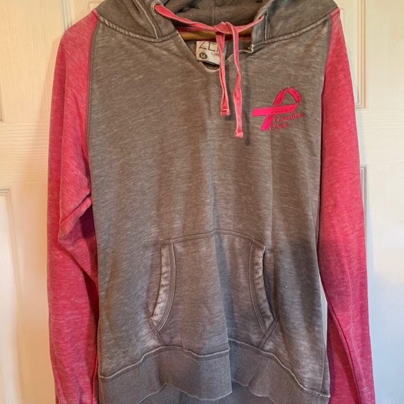 Fleece Hoodie - Breast Cancer Survivor - Picture 1 of 7
